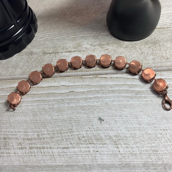 Handmade Swarovski Crystal “Crystal Lilac Shadow” Bracelet - Picture 3 of 8